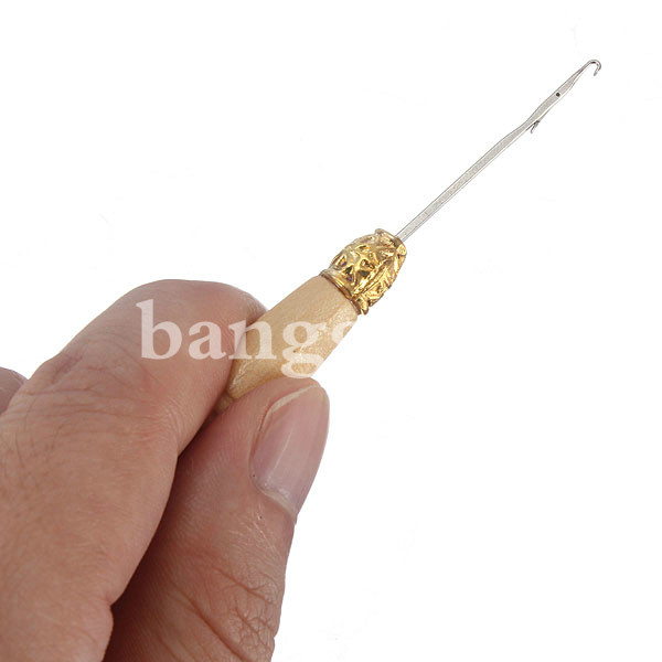 Feather-Hair-Extension-Wooden-Loop-Needle-Threader-Thread-Hook-Tool-Micro-Ring-54678