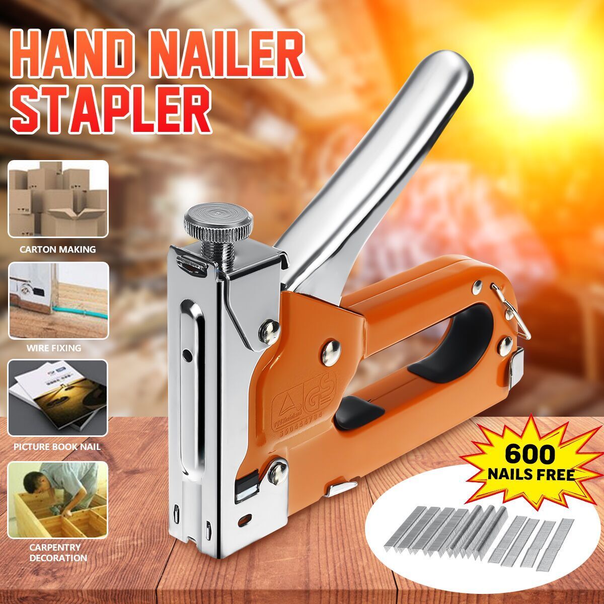 Hand-Nailer-Stapler-with-600Nails-Door-Type-Nail-U-Nail-T-Nail-Steel-Manual-Nailing-Machine-1683411