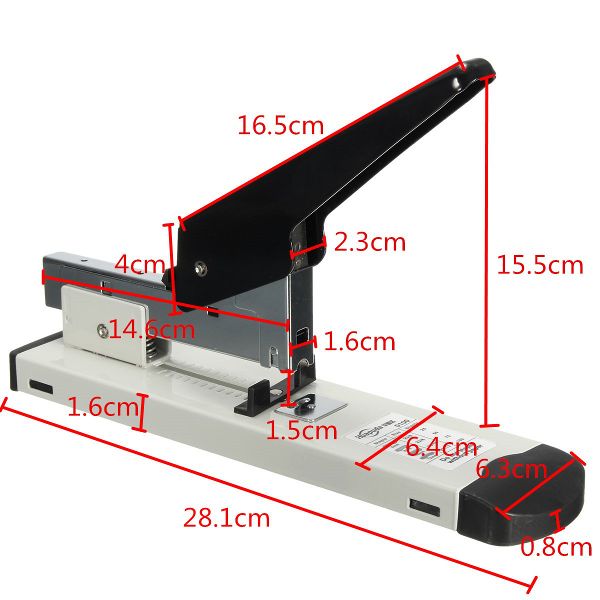 Heavy-Duty-Metal-Stapler-Bookbinding-Stapling-120Sheet-Capacity-For-Office-Home-1088403