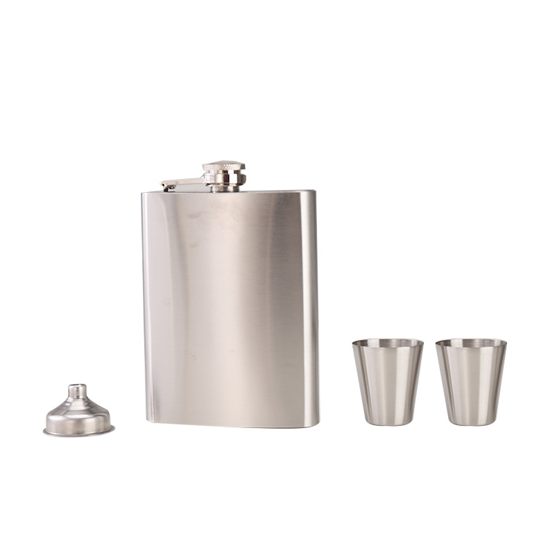 Hip-Flask-Shot-Glasses-Gift-Set-Stainless-Steel-For-Jim-Beam-Jack-Daniels-Funnel-Tool-1711489