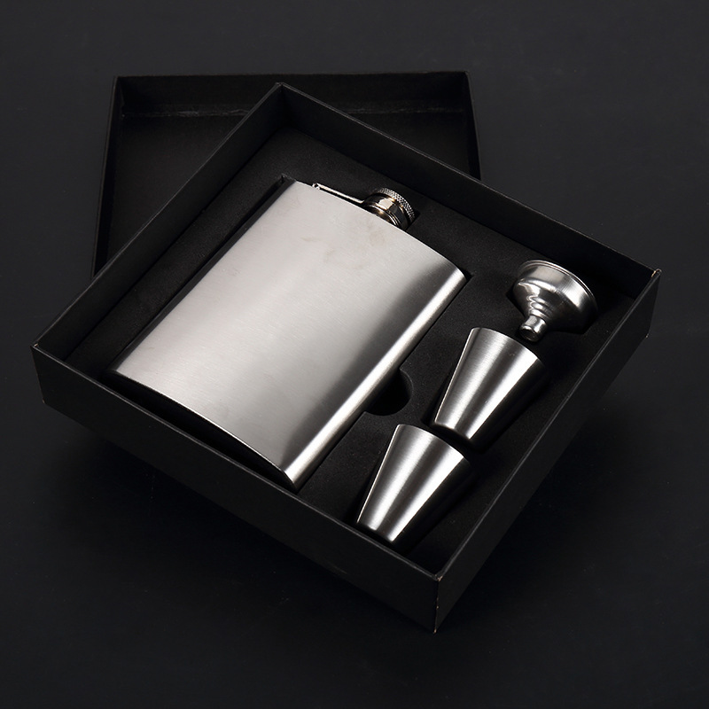 Hip-Flask-Shot-Glasses-Gift-Set-Stainless-Steel-For-Jim-Beam-Jack-Daniels-Funnel-Tool-1711489