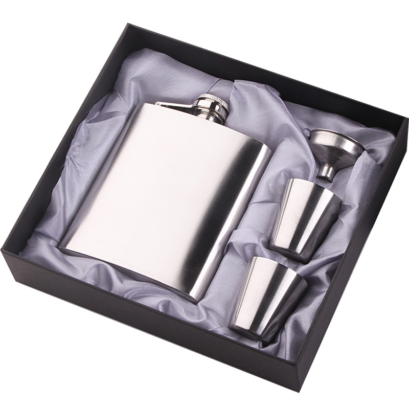 Hip-Flask-Shot-Glasses-Gift-Set-Stainless-Steel-For-Jim-Beam-Jack-Daniels-Funnel-Tool-1711489