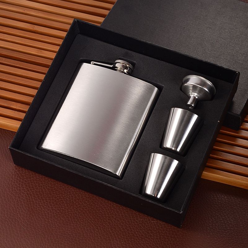 Hip-Flask-Shot-Glasses-Gift-Set-Stainless-Steel-For-Jim-Beam-Jack-Daniels-Funnel-Tool-1711489