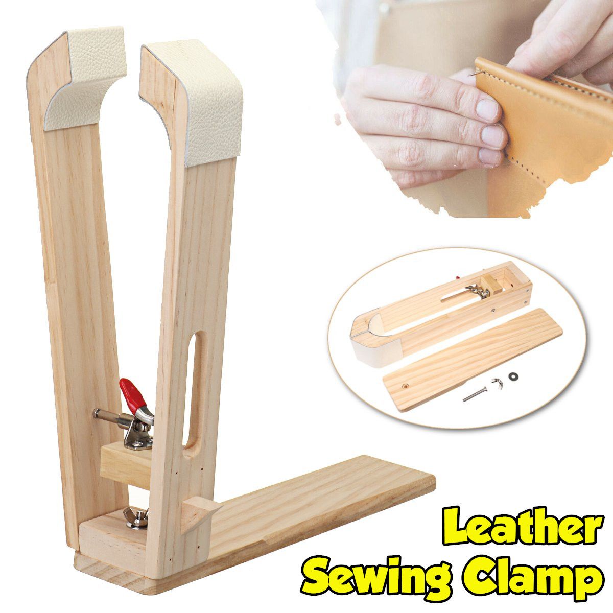 Household-Leather-Craft-Stitching-Lacing-Sewing-Clamp-Wooden-Table-Desktop-Tools-1742095