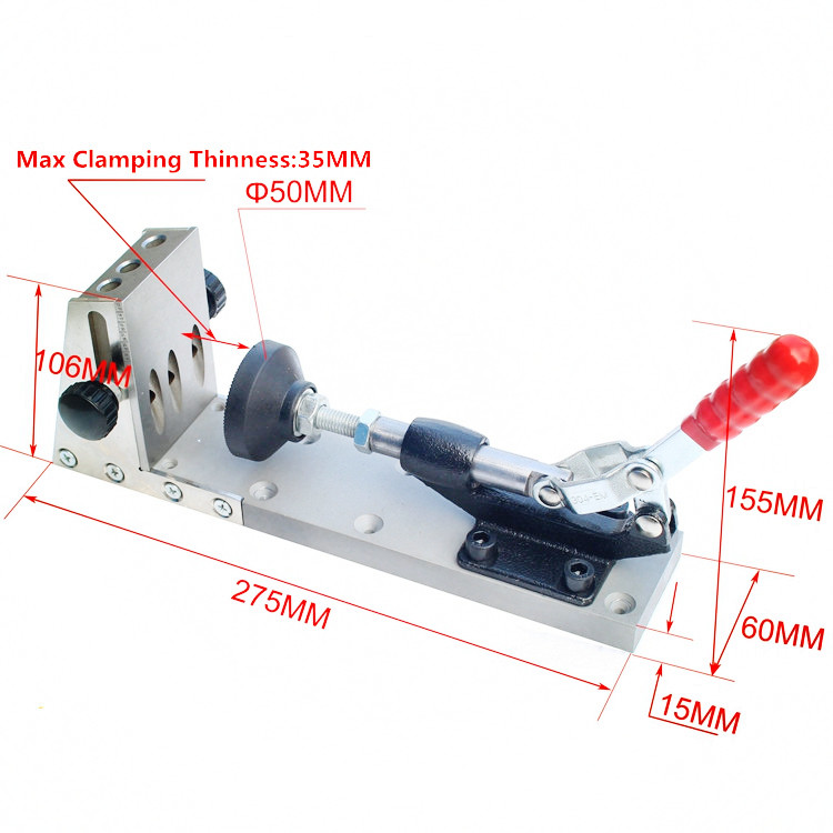 Pockethole-Jig-Woodworking-Kit-Portable-Hole-Jig-Joinery-System-wDrilling-Bit-1278211