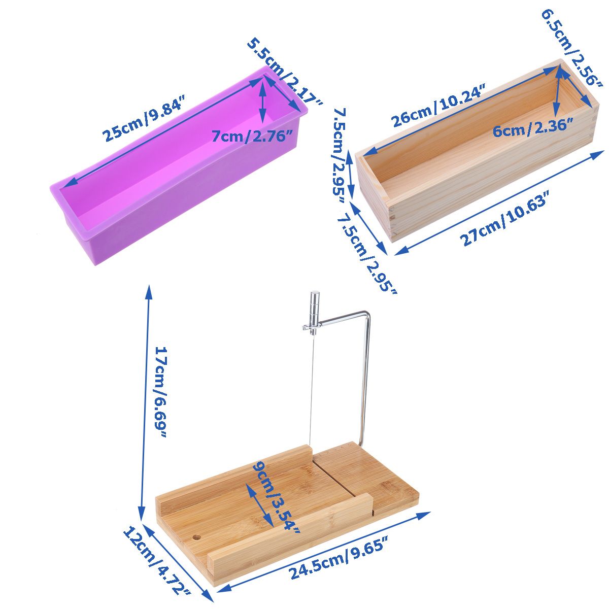 Rectangle-Silicone-Soap-Cake-Chocolate-Making-Toast-Mold--Metal-Cutter-Slicer-Tool-1719694