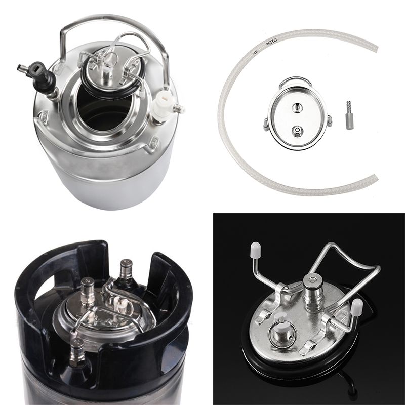 Stainless-Steel-Keg-Lid-Replacement-Kit-Beer-Keg-Home-Brew-Tools-Kit-Bar-Accessory-With-Hose-1385788