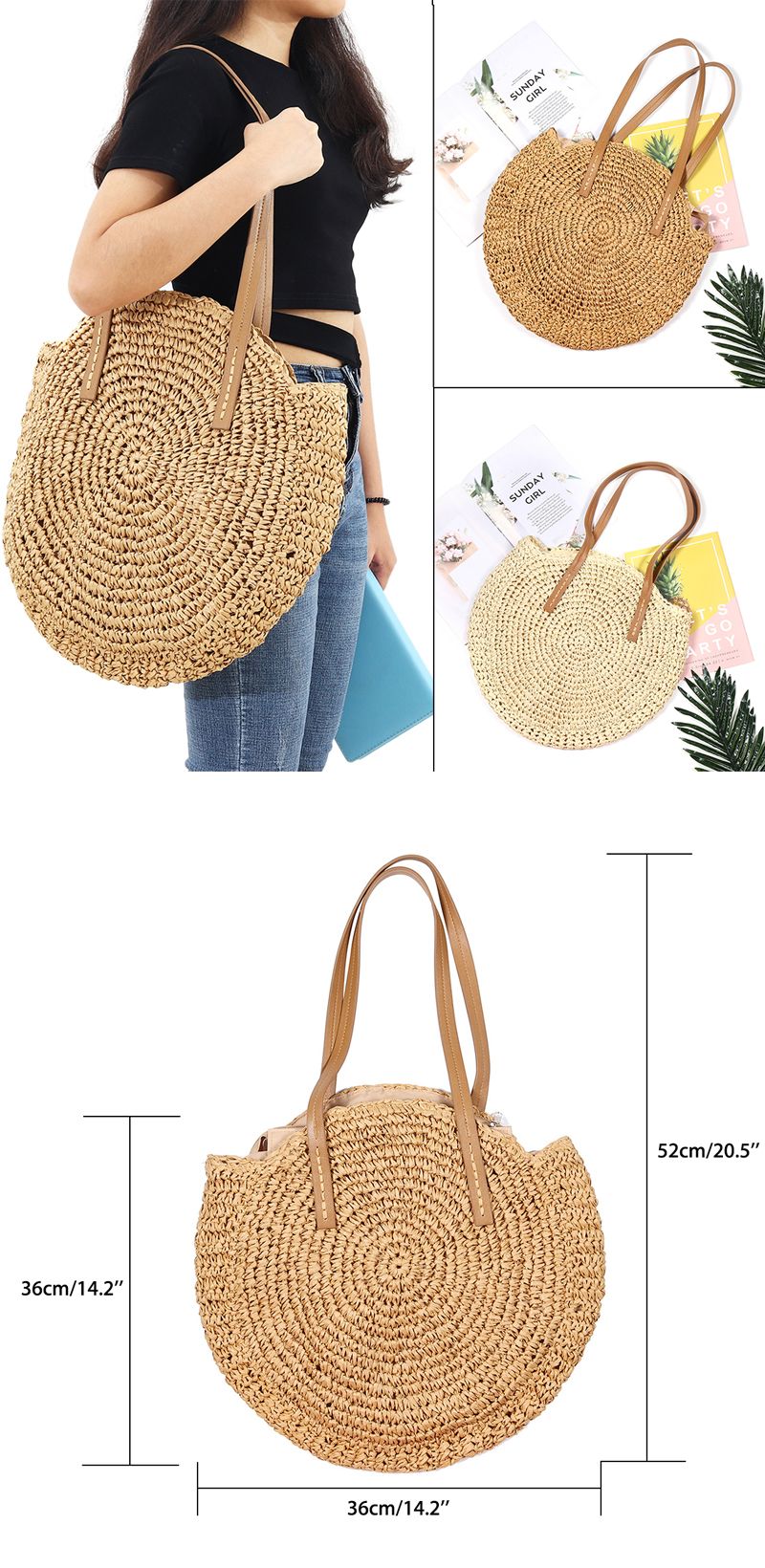 Women-Beach-Woven-Straw-Bag-Bucket-Rattan-Shoulder-Handbag-Outdoor-Travel-1532623