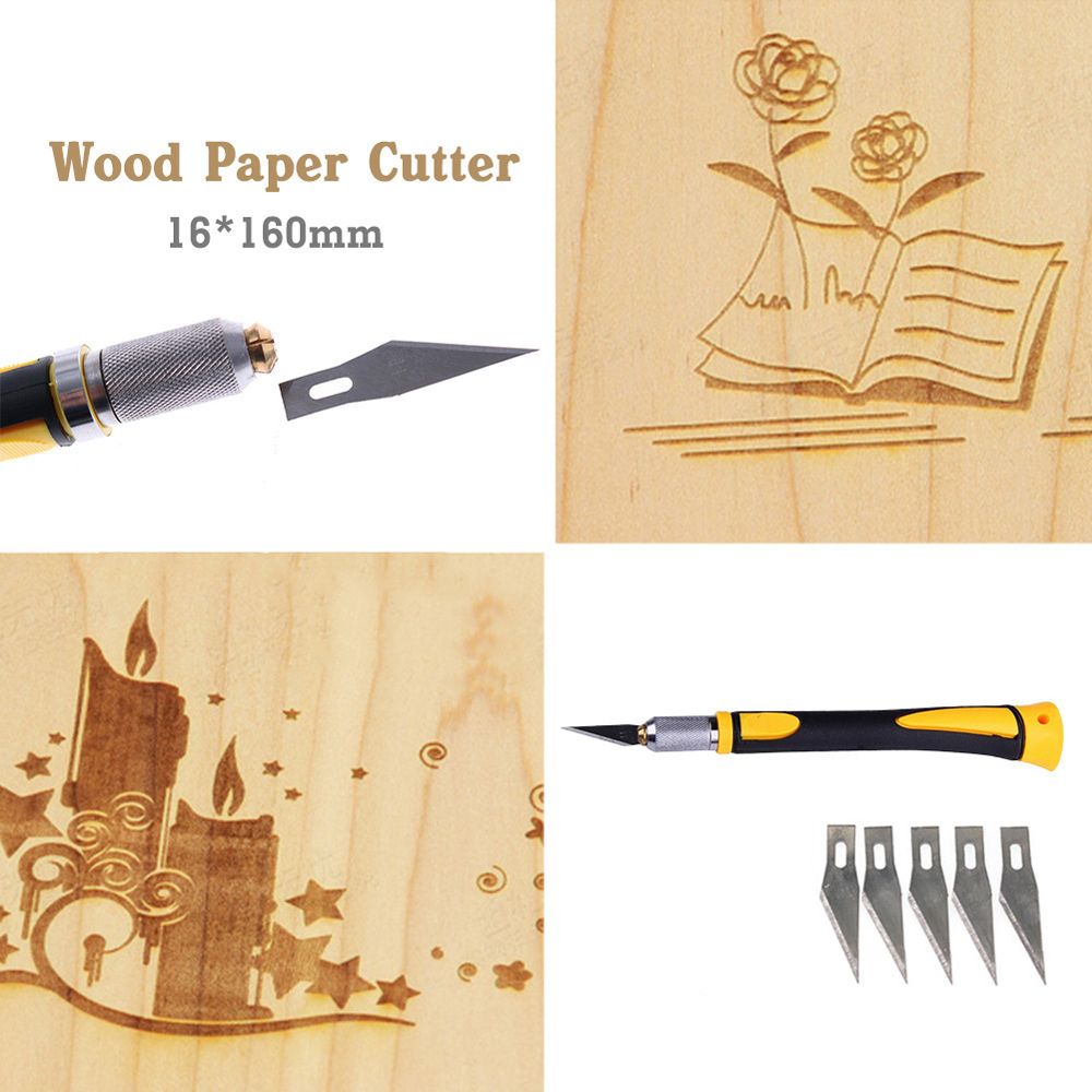 Wood-Carving-Tool-Sharp-Non-slip-Handle-Crafts-Art-Hobby-Sculpture-Cutter-Tool-with-5Pcs-Blades-1354140