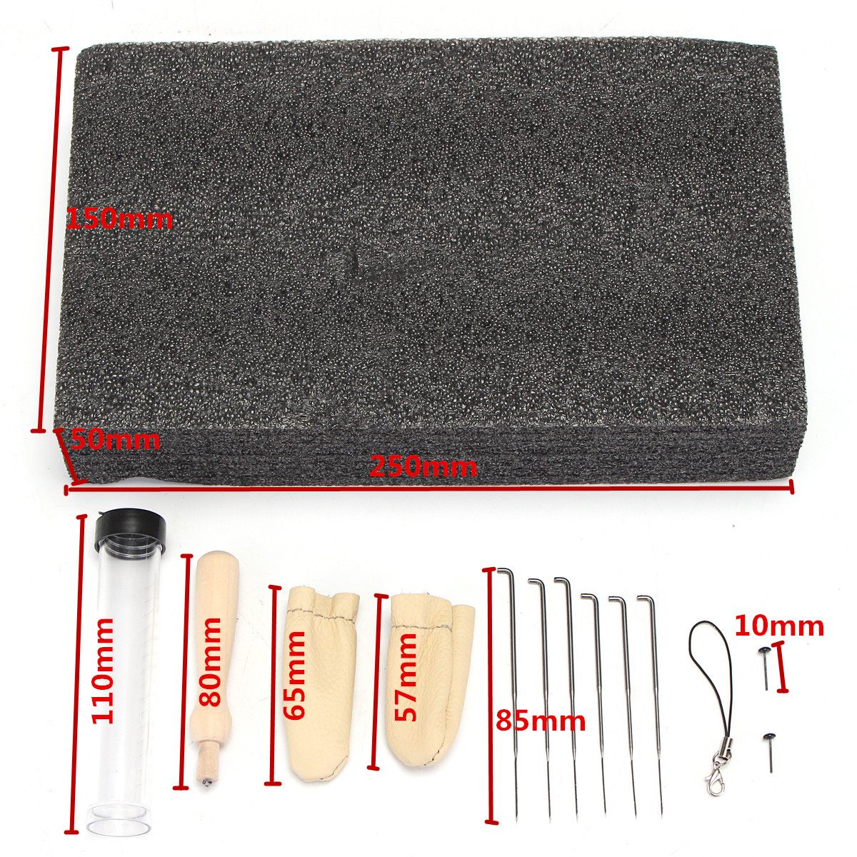 Wool-Felt-Tools-Craft-Needle-Felting-Starter-Kit-Accessories-Stamp-Poker-1218295