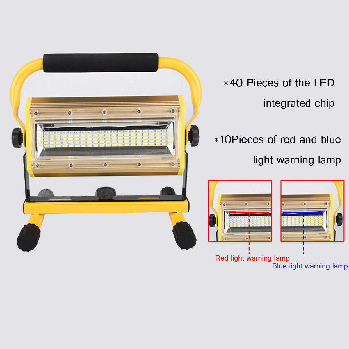 100W-37V-2400Lumens-3Modes-Rechargeable-LED-Floodlight-IP64-Waterproof-Security-Light-1581044