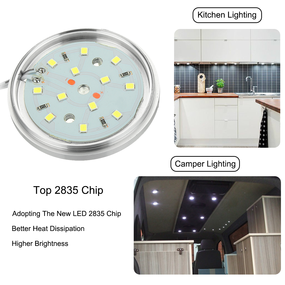 12V-25W-180lm-30006000k-Spotlight-LED-Work-Light-for-Camper-Caravan-Motorhome-Boat-1711982