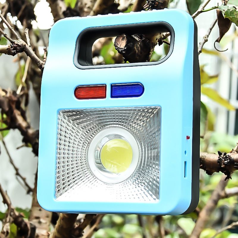 158C-LED-4Modes-FrontSide-Light-USB-Charging-Portable-Warning-Light-Flashlight--Powerbank-1371745