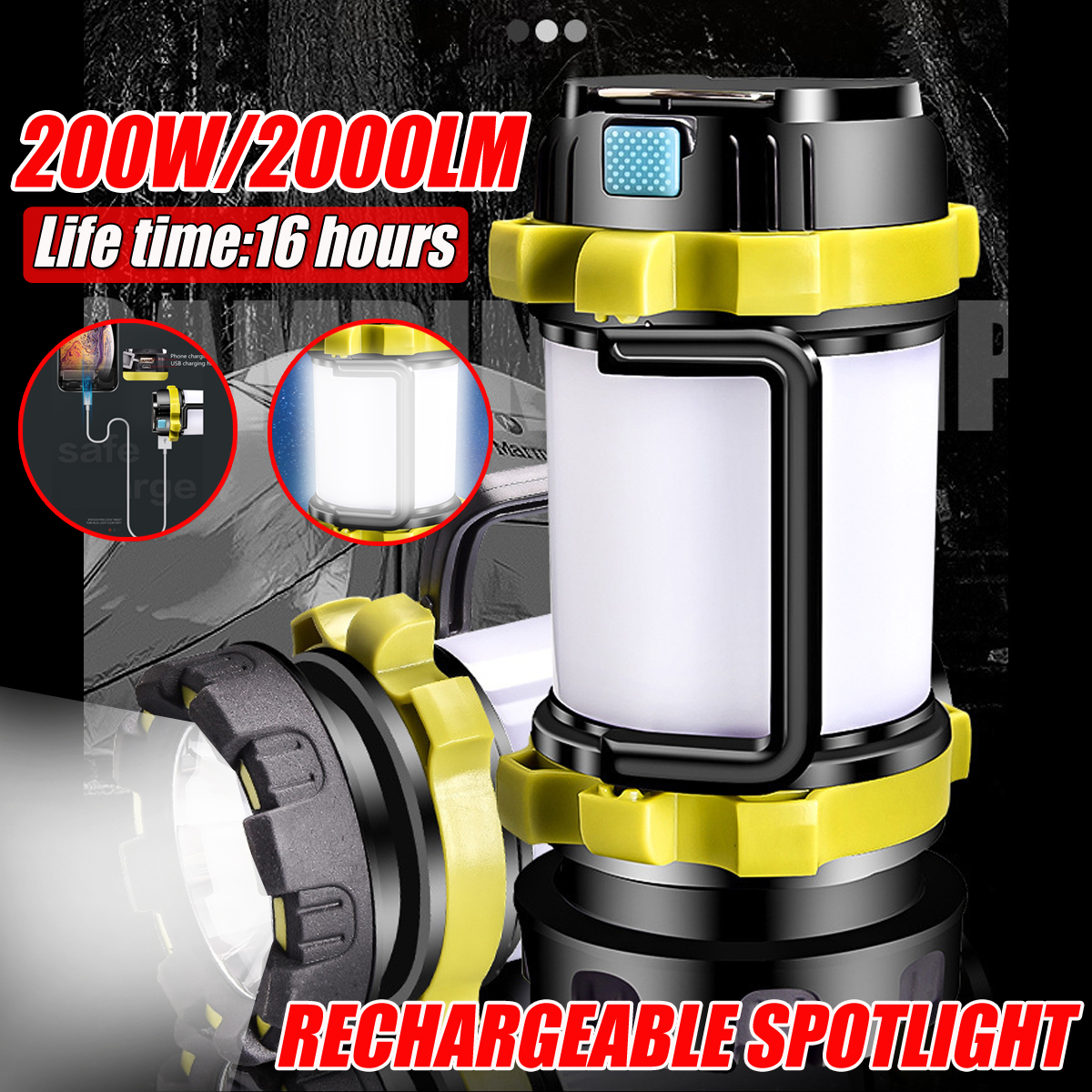 200W-2000LM-4800mah-200m-Long-Range-Rechargeable-LED-Flashlight-Super-Bright-Lantern-Portable-Fishin-1629277