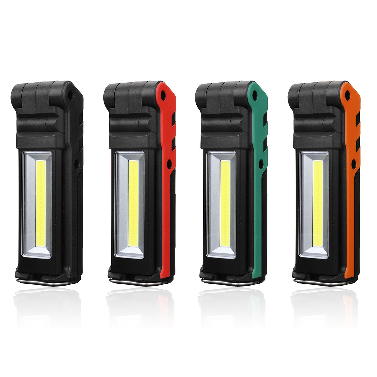2LEDCOB-400LM-USB-Rechargeable-Foldable-Car-Maintenance-Light-Work-Light-LED-Flashlight-Power-Bank-1632766