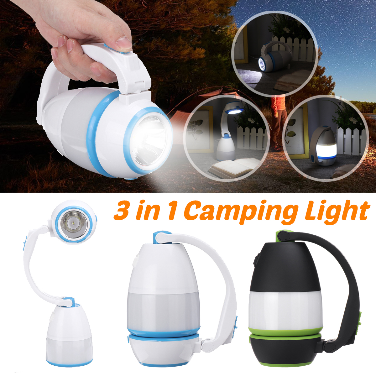 3-in-1-USB-Rechargeable-Outdoor-Camping-Tent-Light-LED-Searchlight-Reading-Lamp-1742403