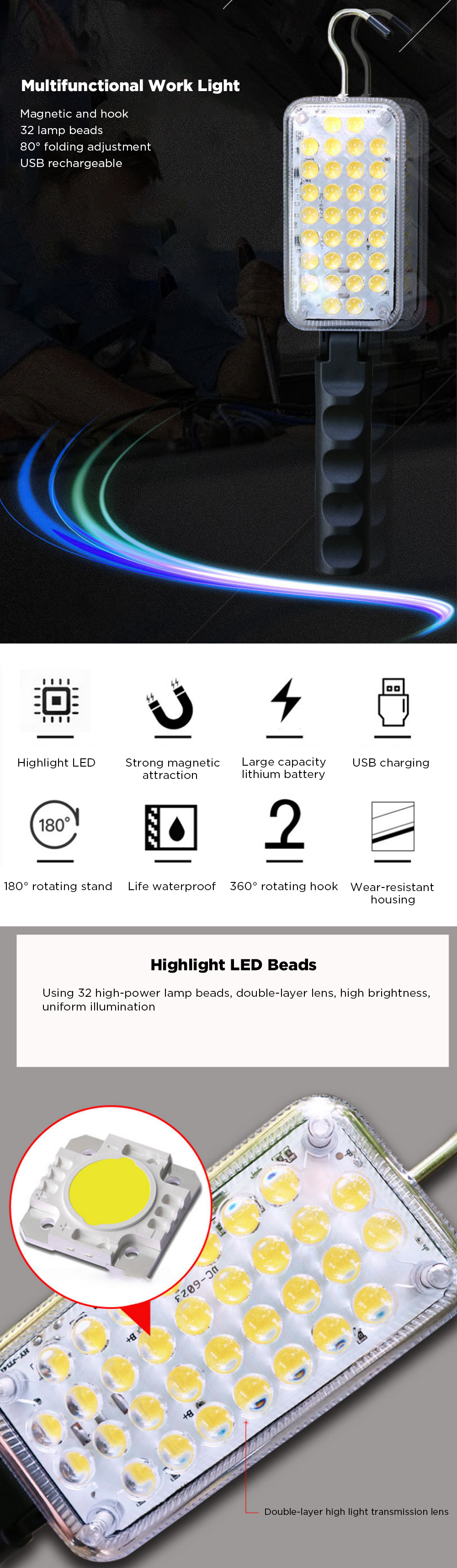 32-Beads-LED-Work-Light-180deg-Handle-Folding-2-Modes-Bright-Strong-Magnet-Hook-USB-Rechargeable-Han-1695437