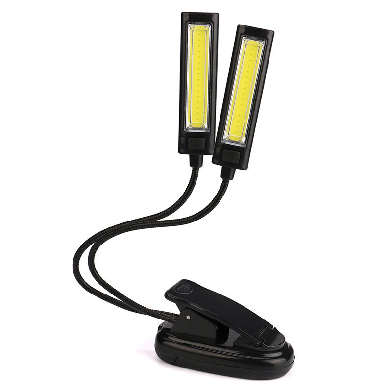 3W-COB-3Modes-2-x-COBs-Flexible-USB-Rechargeable-Double-Head-Clip-On-Work-Light-LED-Flashlight-Night-1330281