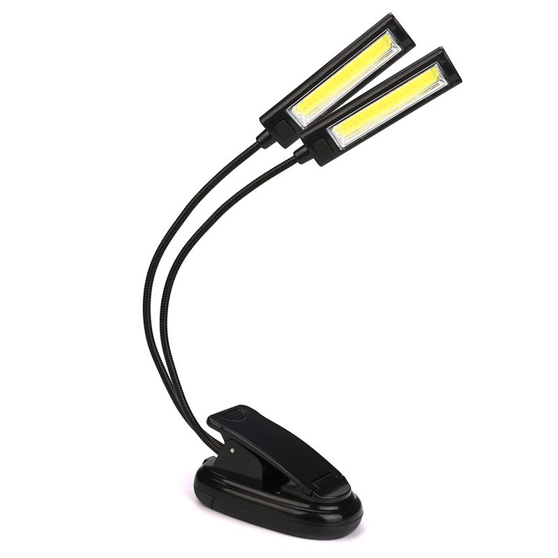 3W-COB-3Modes-2-x-COBs-Flexible-USB-Rechargeable-Double-Head-Clip-On-Work-Light-LED-Flashlight-Night-1330281