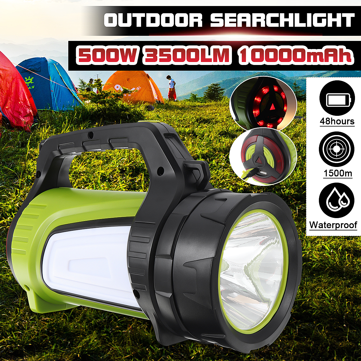 500W-3500LM-USB-Charging-LED-Spotlight-Work-Light-Waterproof-Emergency-Hand-Lamp-1628489
