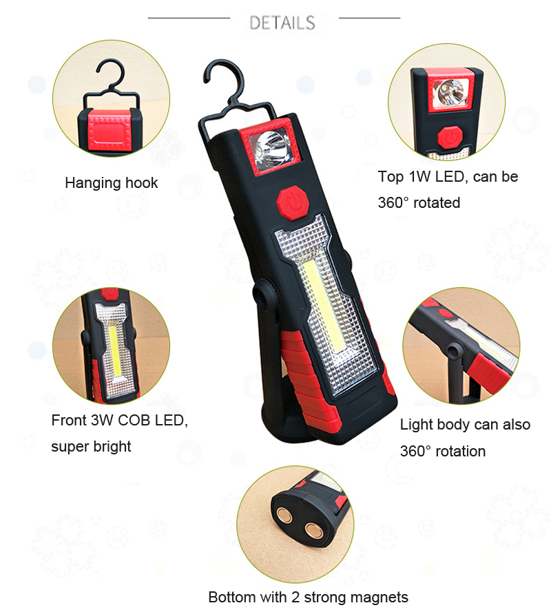 COB-360deg-Rotation-Magnetic-Base-Inspection-Flashlight-Work-Light-Camping-Light-AAA-Battery-1374327