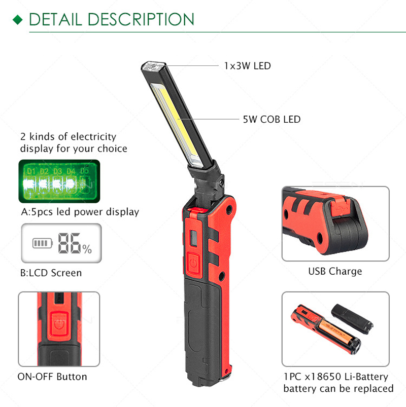 COB-FrontSide-LED-270deg-Rotation-USB-Charging-Work-Light-Magnet-Tail-Folding-Flashlight-1415376