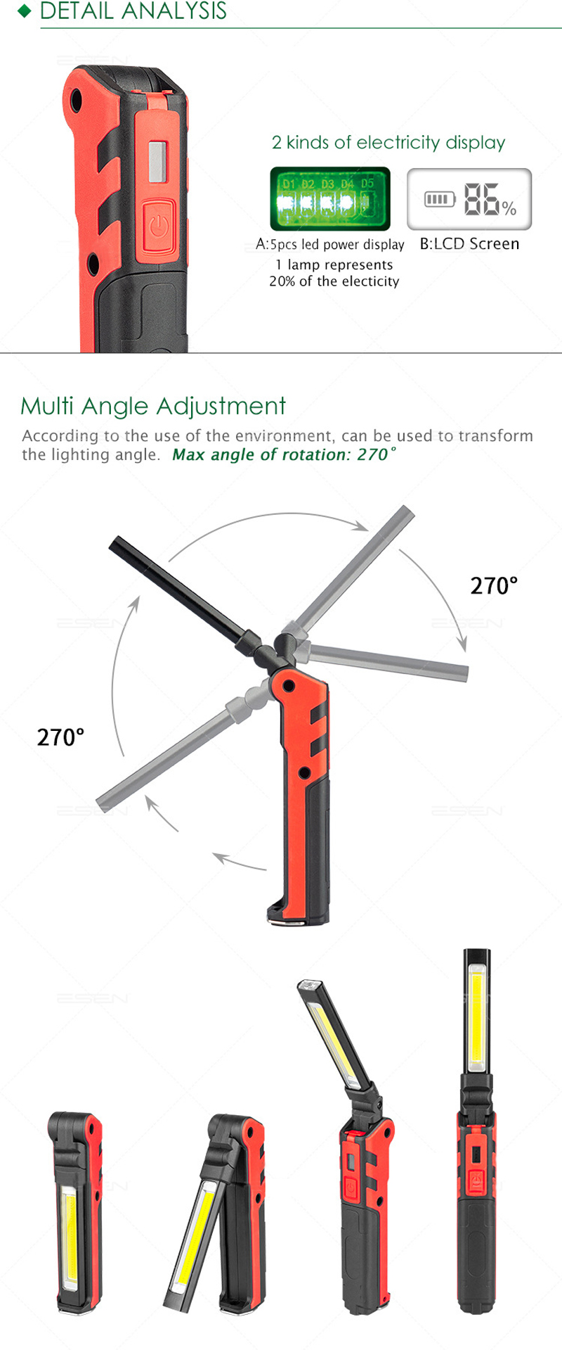 COB-FrontSide-LED-270deg-Rotation-USB-Charging-Work-Light-Magnet-Tail-Folding-Flashlight-1415376