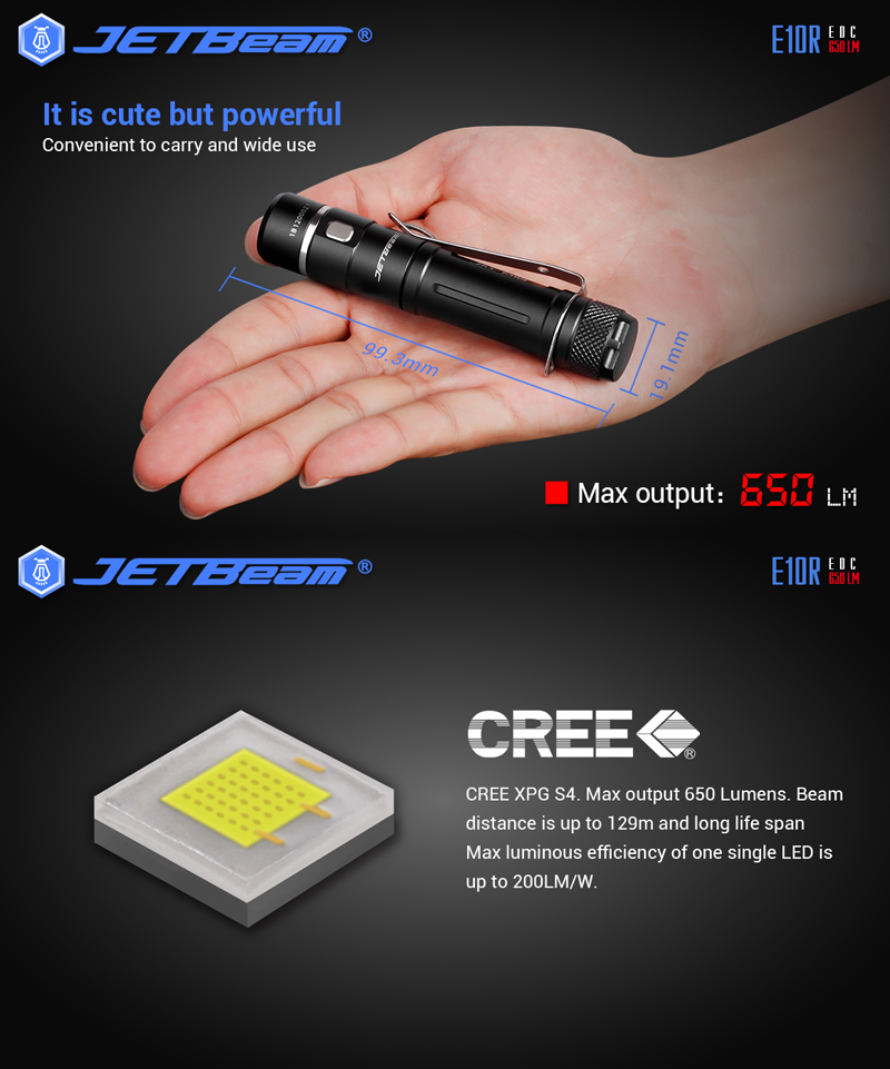 Jetbeam-E10R-XPG3-S4-650Lumens-4Modes-USB-Rechargeable-EDC-LED-Flashlight-AA-14500-1337376