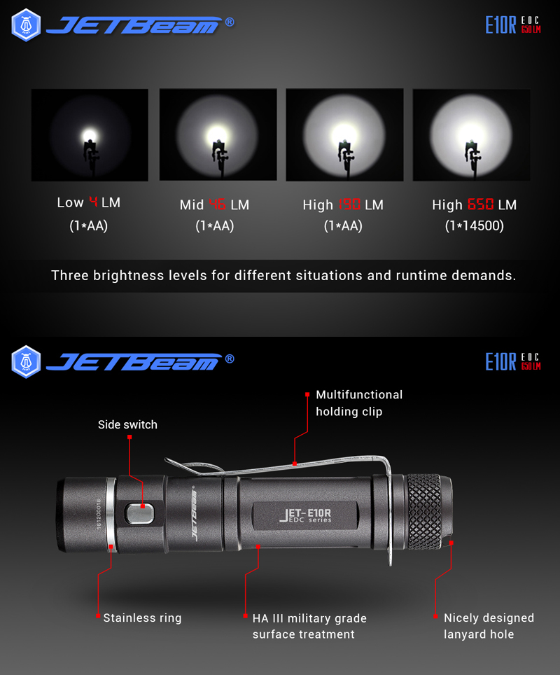 Jetbeam-E10R-XPG3-S4-650Lumens-4Modes-USB-Rechargeable-EDC-LED-Flashlight-AA-14500-1337376