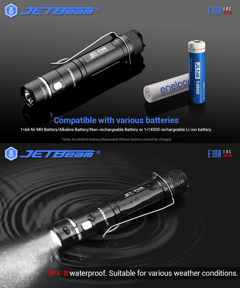 Jetbeam-E10R-XPG3-S4-650Lumens-4Modes-USB-Rechargeable-EDC-LED-Flashlight-AA-14500-1337376