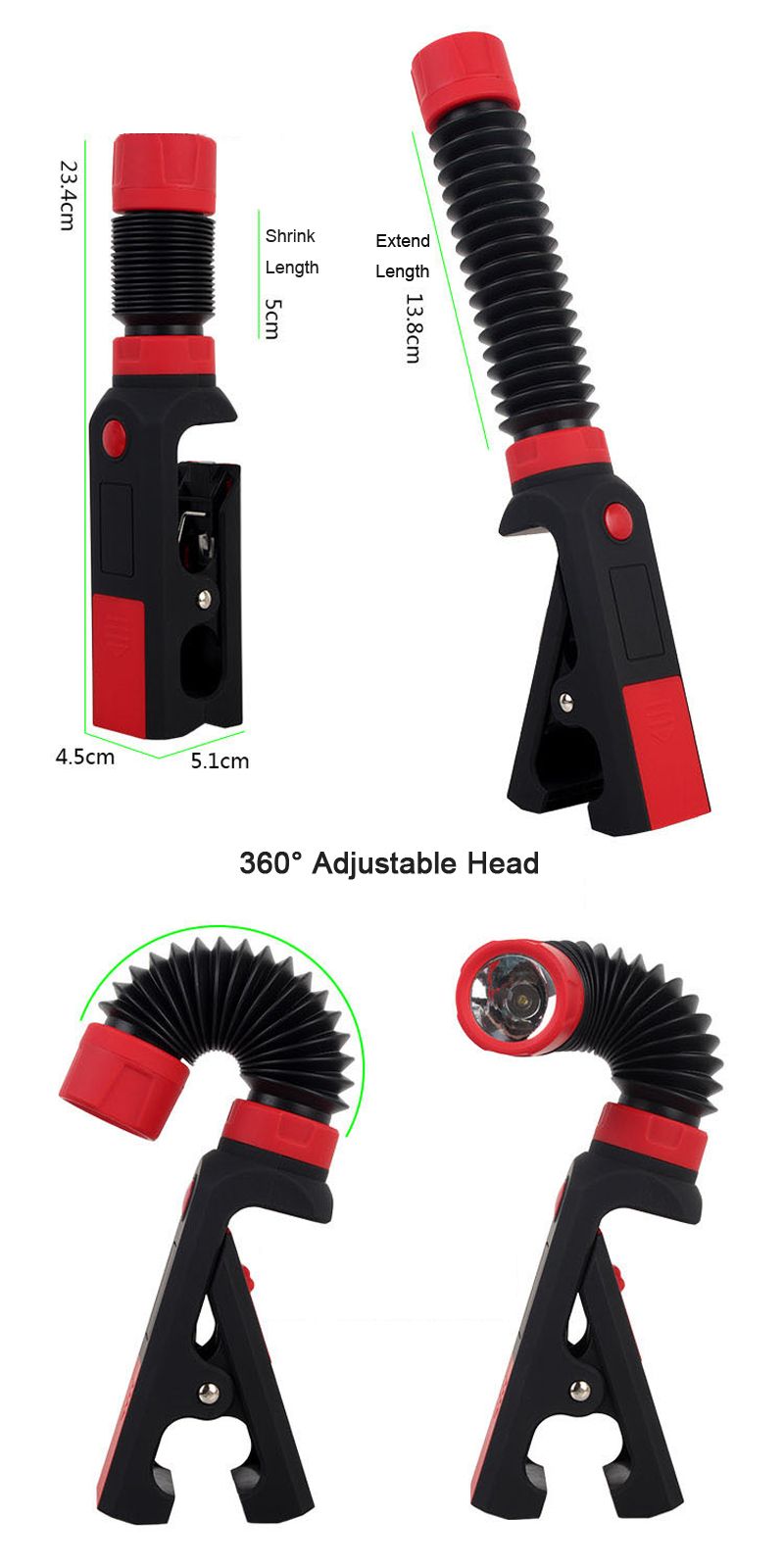 P142-3W-LED-Magnetic-Tail-Clip-360deg-Adjustable-Head-LED-Flashlight-Work-Light-1335814