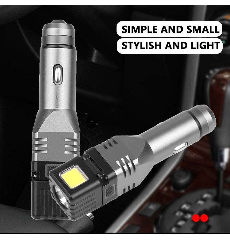 Quick-Charge-30-Car-Charger--USB-Rechargeable-EDC-LED-Flashlight-XPG-LEDCOB-300LM-Mini-Torch-Camping-1694893