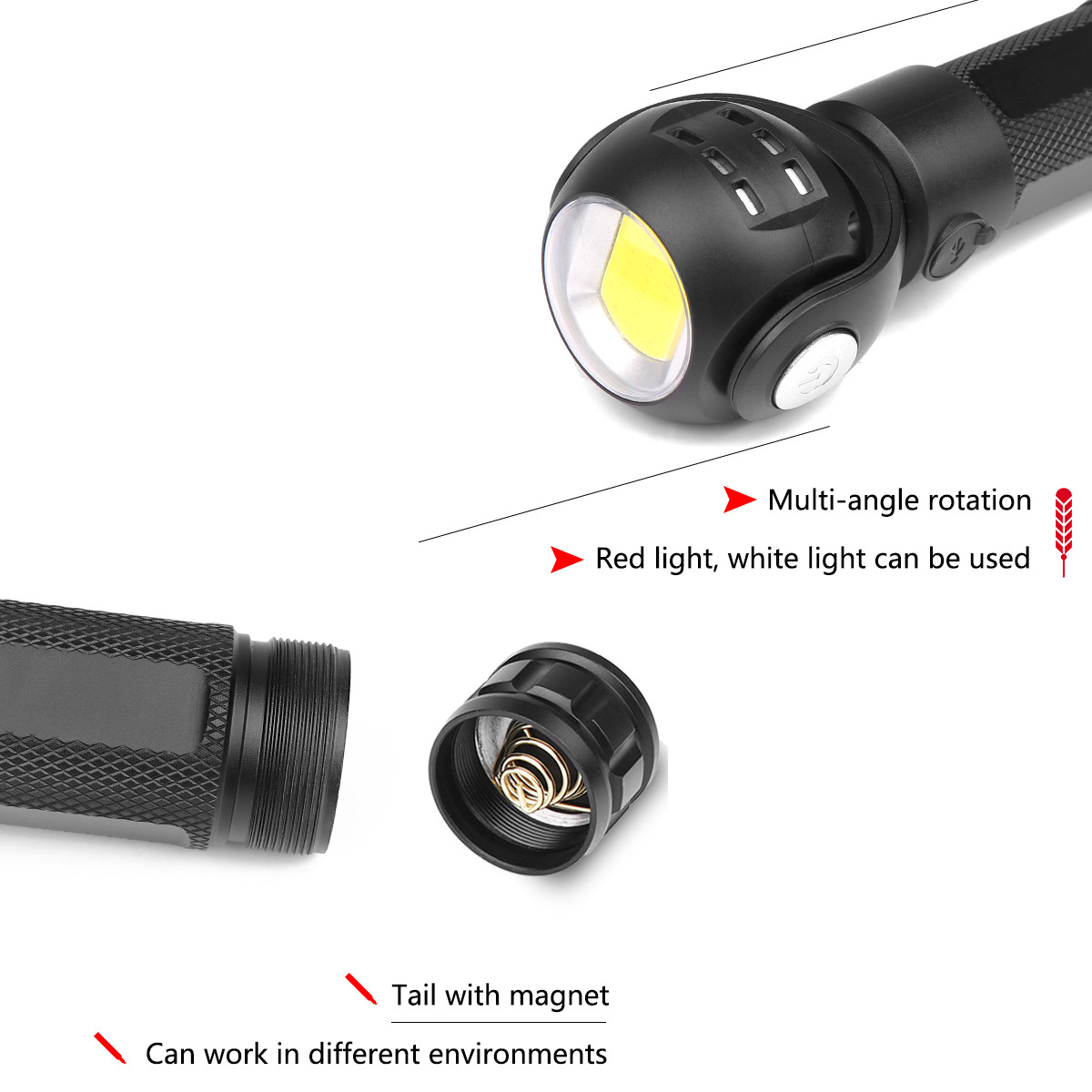 Rechargeable-T6COB-LED-Work-Light-Magnetic-Torch-Flashlight-USB-Lamp18650-1584599