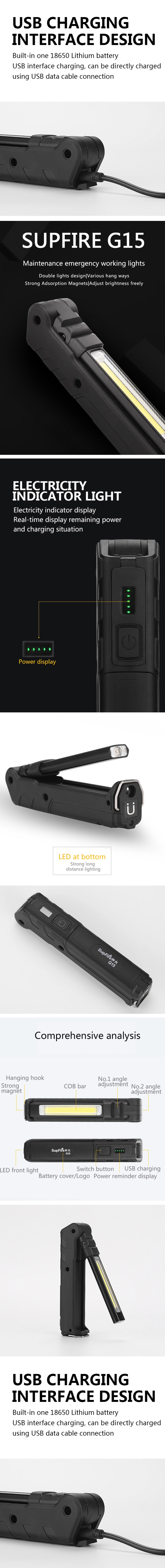 SupFire-G15-S-XPE-LEDCOB-2Modes-270deg-Rotatable-USB-Rechargeable-Worklight-Outdoor-Multifunctional--1561858