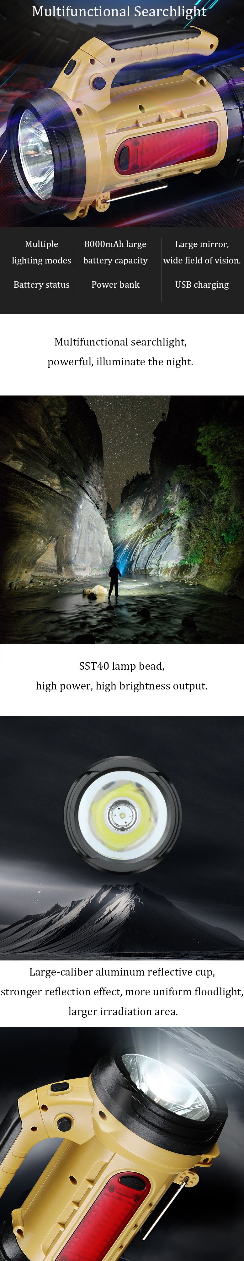 SupFire-M9-Portable-Fall-proof-Waterproof-SST40-410m-950Lumens-3Modes-USB-Rechargeable-Multifunction-1572282