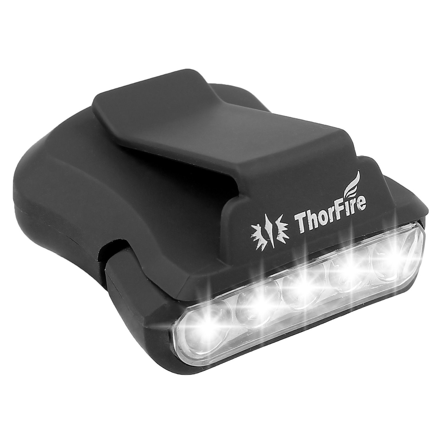 ThorFire-30LM-5-LED-Hat-Clip-Light-Hands-Free-Rotatable-Ball-Cap-Visor-Light-Perfect-for-Hunting-Cam-1114220