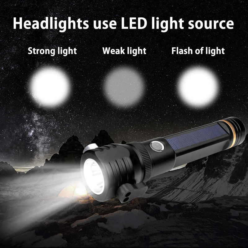 W565-T6-LED-500LM-3-Modes-Electric-Torch-USBSolar-Charging-Safety-Hammer-Cutter-Tactical-Flashlight-1400832