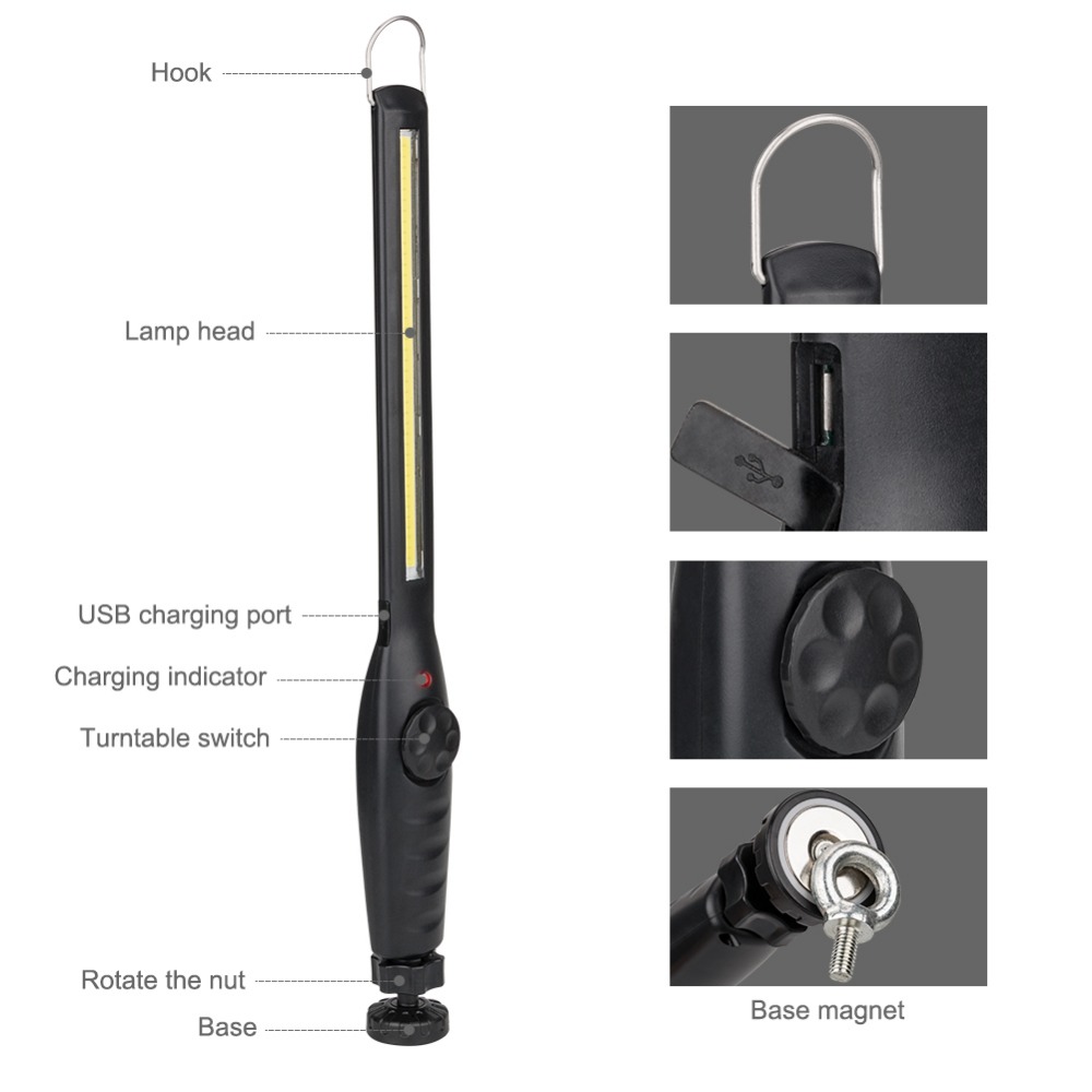 XANES-LF07-0-100-Stepless-Dimming-USB-Rechargeable-COB-Work-Light-Mini-Flashlight-Magnetic-Picker-1340805