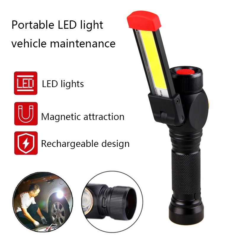 XANES-W550-LEDCOB-7Modes-360deg180deg-Foldable-Head-Magnetic-Tail-USB-Rechargeable-Flashlight-1322698