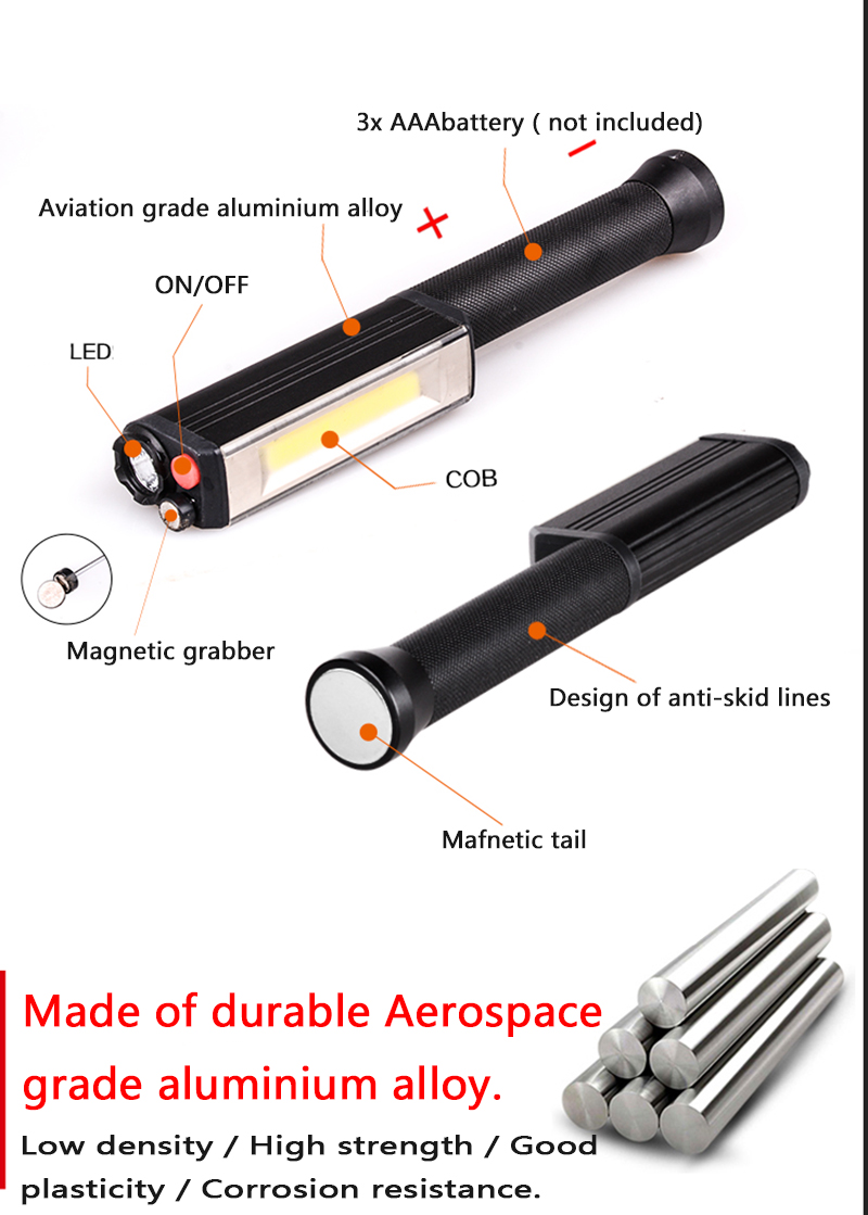 XANES-XA001-1XP-G2-S3COB-1000LM-Magnetic-Tail-Magnetic-Grabber-Signal-Light-LED-Flashlight-1271930