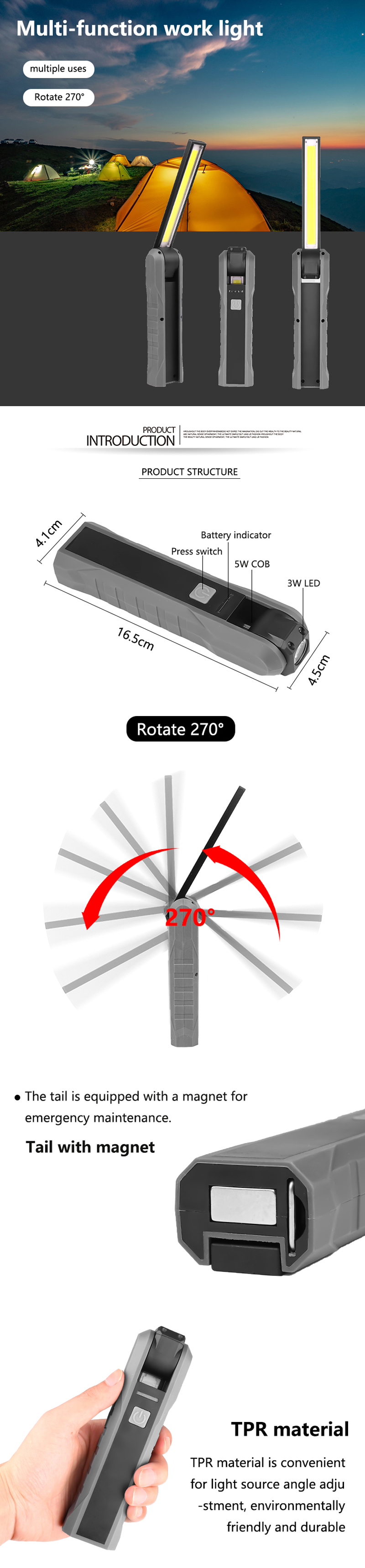 XANESreg-1901-100-Lumens-Flashlight-270deg-Rotate-Magnetic-Attraction-4-Modes-Torch-Light-Camping-Hu-1545650