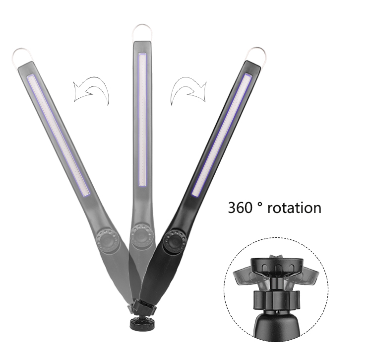 XANESreg-580A-395-1800mAh-LED-UV-Lamp-Stepless-Dimming-USB-Rechargeable-360deg-Rotation-Germicidal-L-1685988