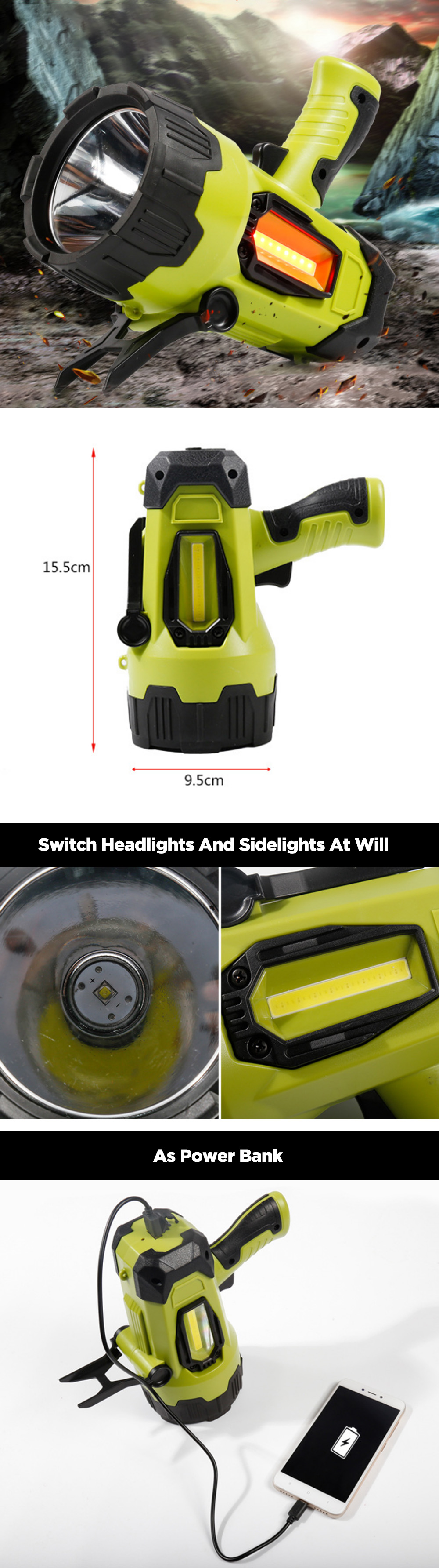 XANESreg-T6-LEDCOB-19W-Powerful-Flashlight-4-Modes-Spotlight-3-Modes-Side-Light-Strong-Searchlight-O-1763378