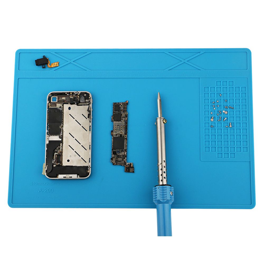 31x21cm-Silicone-Maintenance-Platform-Heat-Insulation-Soldering-Repair-Pad-BGA-Soldering-Repair-Stat-1333289