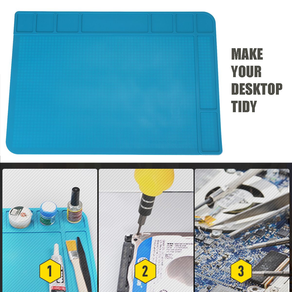 48x34CM-Soldering-Mat-Phone-Repair-Desk-Pad-Maintenance-Station-Heat-1765585