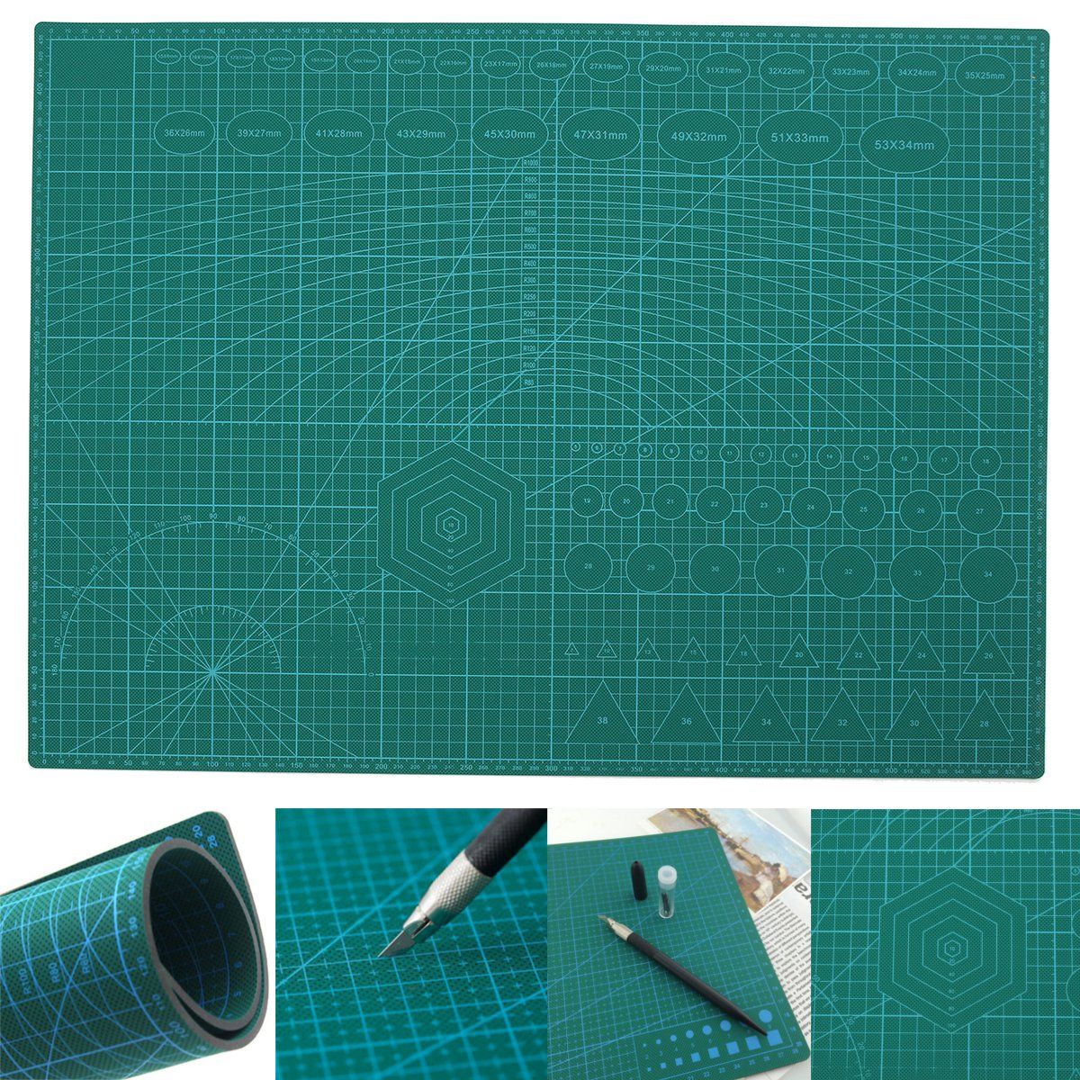 A2-PVC-Double-Printed-Self-Healing-Cutting-Mat-Craft-Quilting-Scrapbooking-Board-1163235