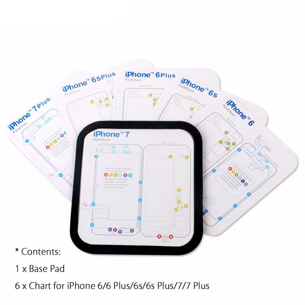 Magnetic-Screw-Keeper-Memory-Chart-Mat-for-iPhone-6-6s-Plus-7-7-Plus-8-X-XS-MAX-XRTeardown-Repair-Gu-1226440