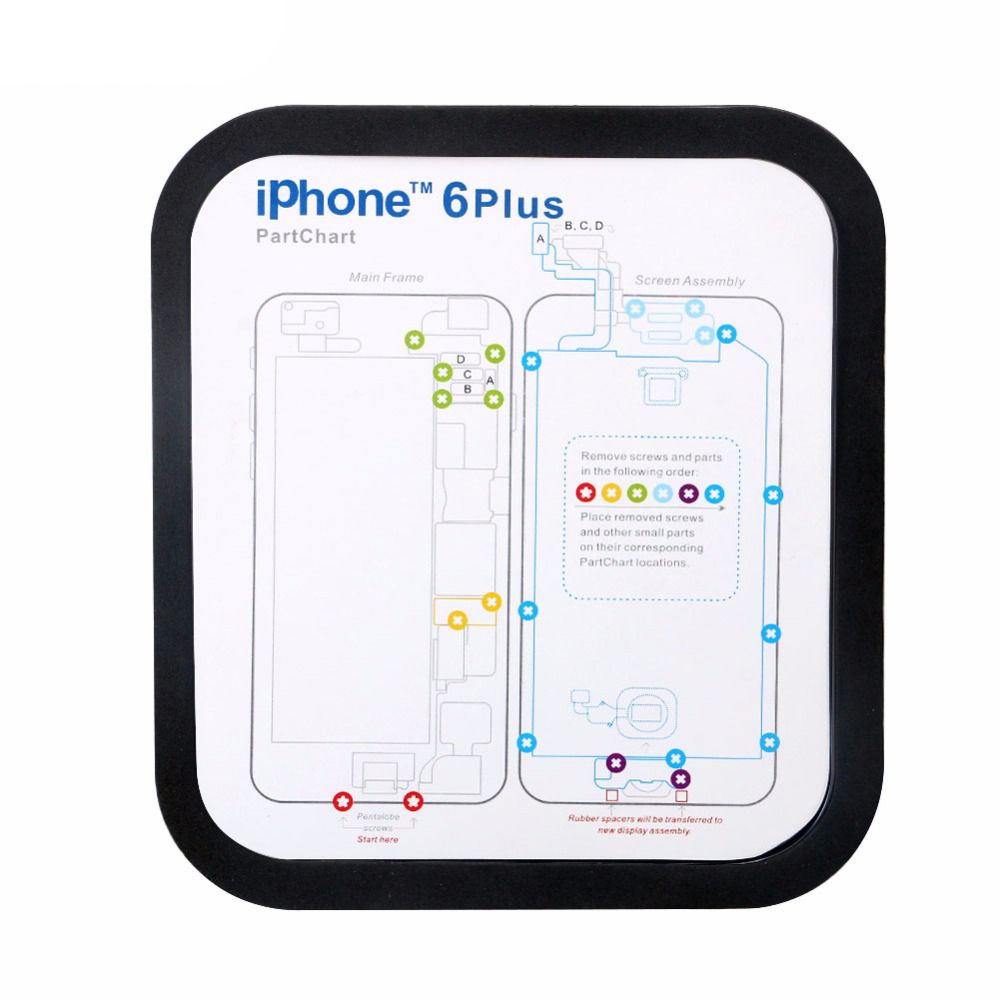 Magnetic-Screw-Keeper-Memory-Chart-Mat-for-iPhone-6-6s-Plus-7-7-Plus-8-X-XS-MAX-XRTeardown-Repair-Gu-1226440