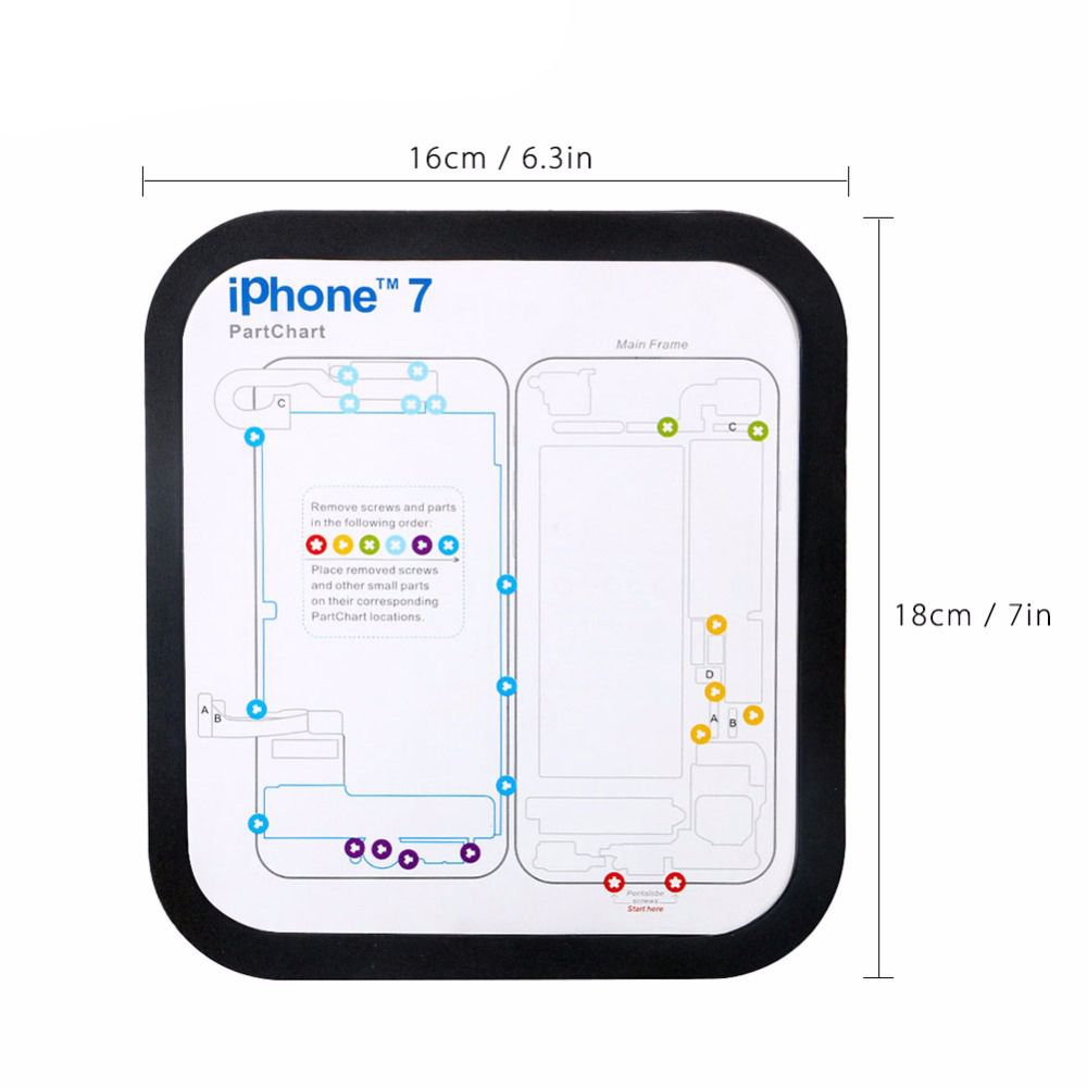 Magnetic-Screw-Keeper-Memory-Chart-Mat-for-iPhone-6-6s-Plus-7-7-Plus-8-X-XS-MAX-XRTeardown-Repair-Gu-1226440