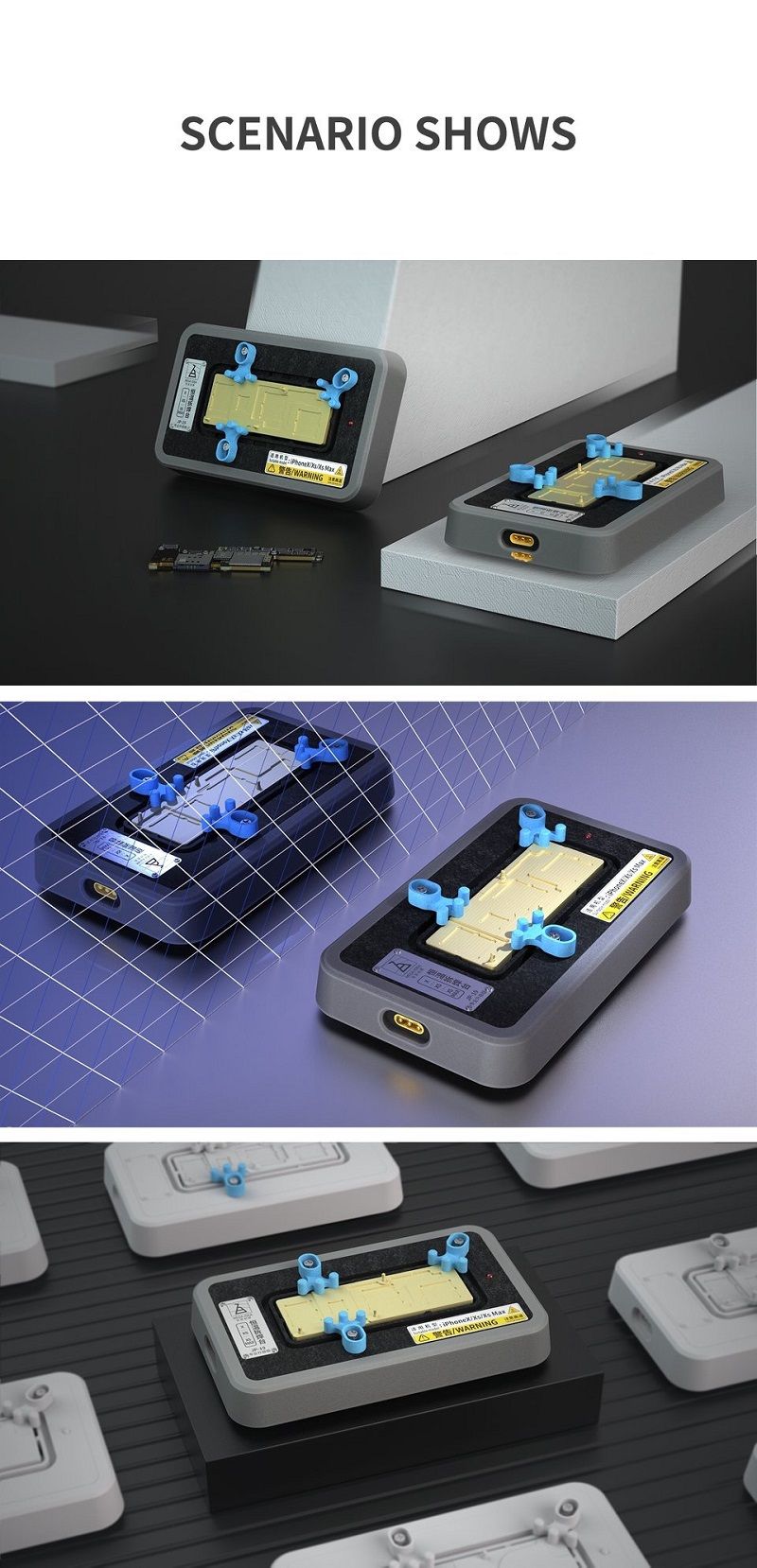 Qianli-Mega-Idea-CPU-IC-Chips-Desoldering-Station-Fast-Heating-Glue-Removing-Separator-Fixture--for--1611567
